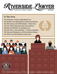 January 2021 - Riverside Lawyer Magazine