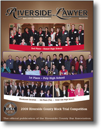 April 2009 - Riverside Lawyer Magazine
