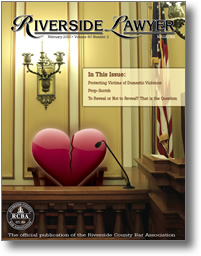 February 2010 - Riverside Lawyer Magazine
