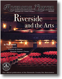 July/August 2010 - Riverside Lawyer Magazine