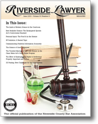 June 2013 - Riverside Lawyer Magazine