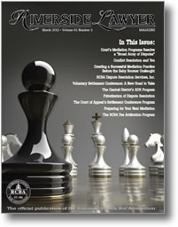 March 2012 - Riverside Lawyer Magazine