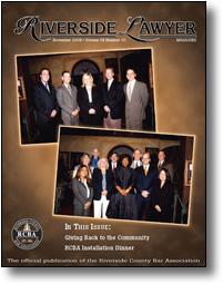 November 2004 - Riverside Lawyer Magazine